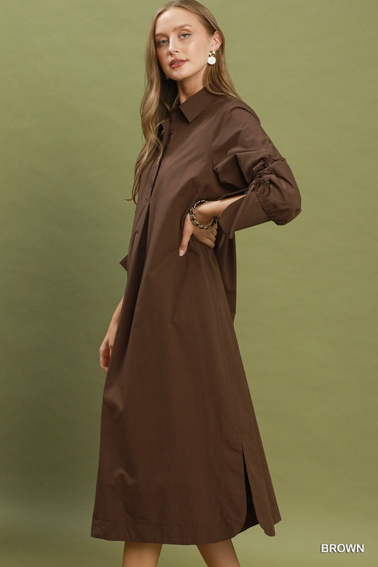 Espresso Midi Dress