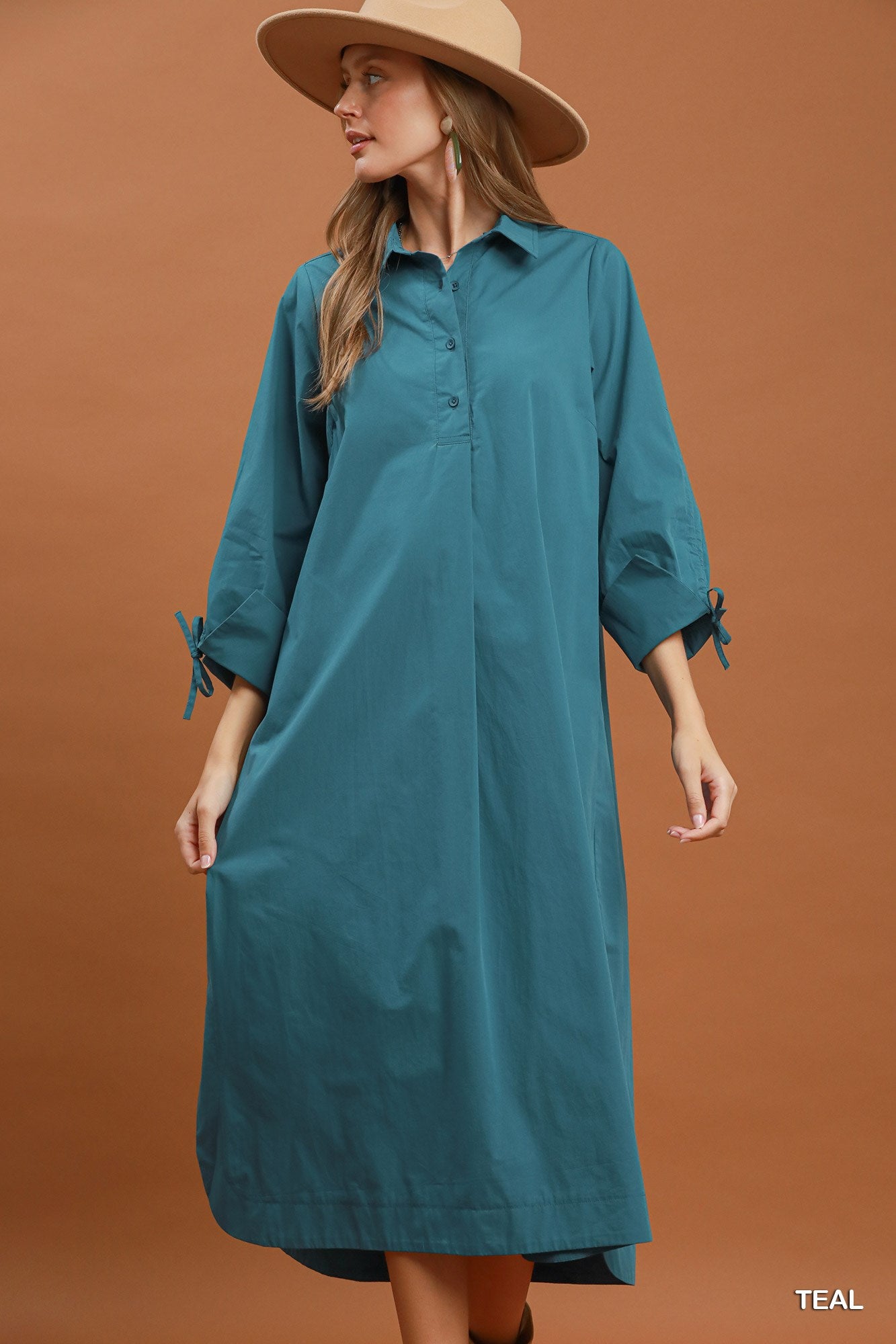 Teal Midi Dress