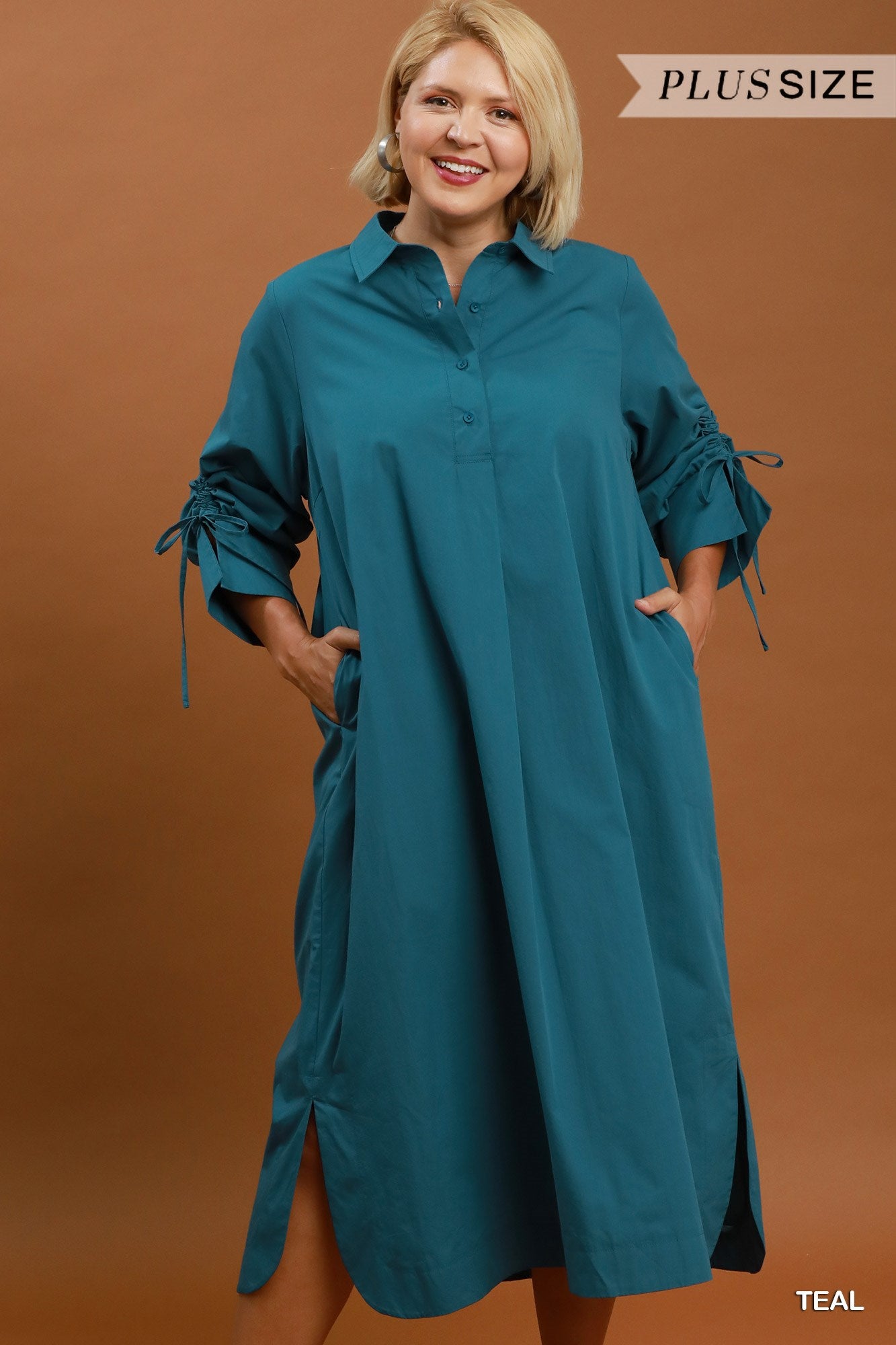 Teal Midi Dress