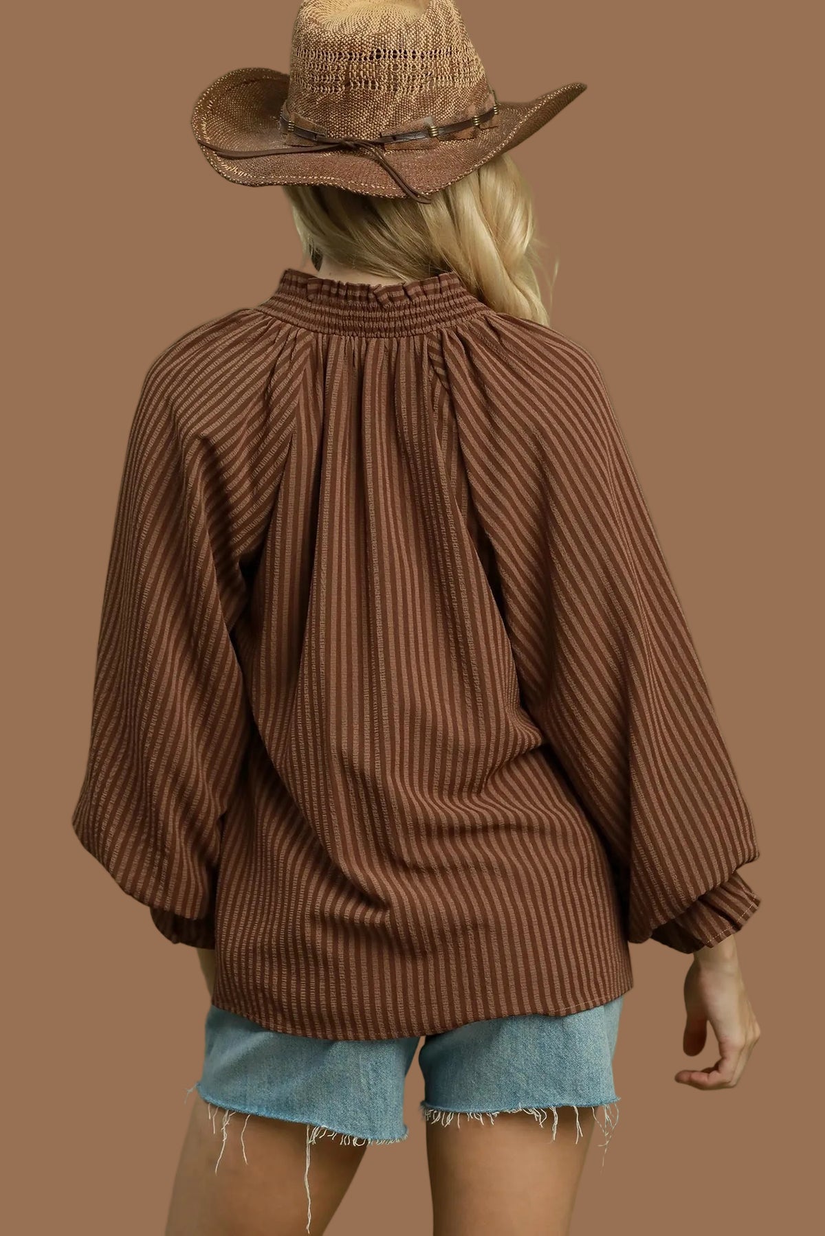 Cappuccino Striped Blouse