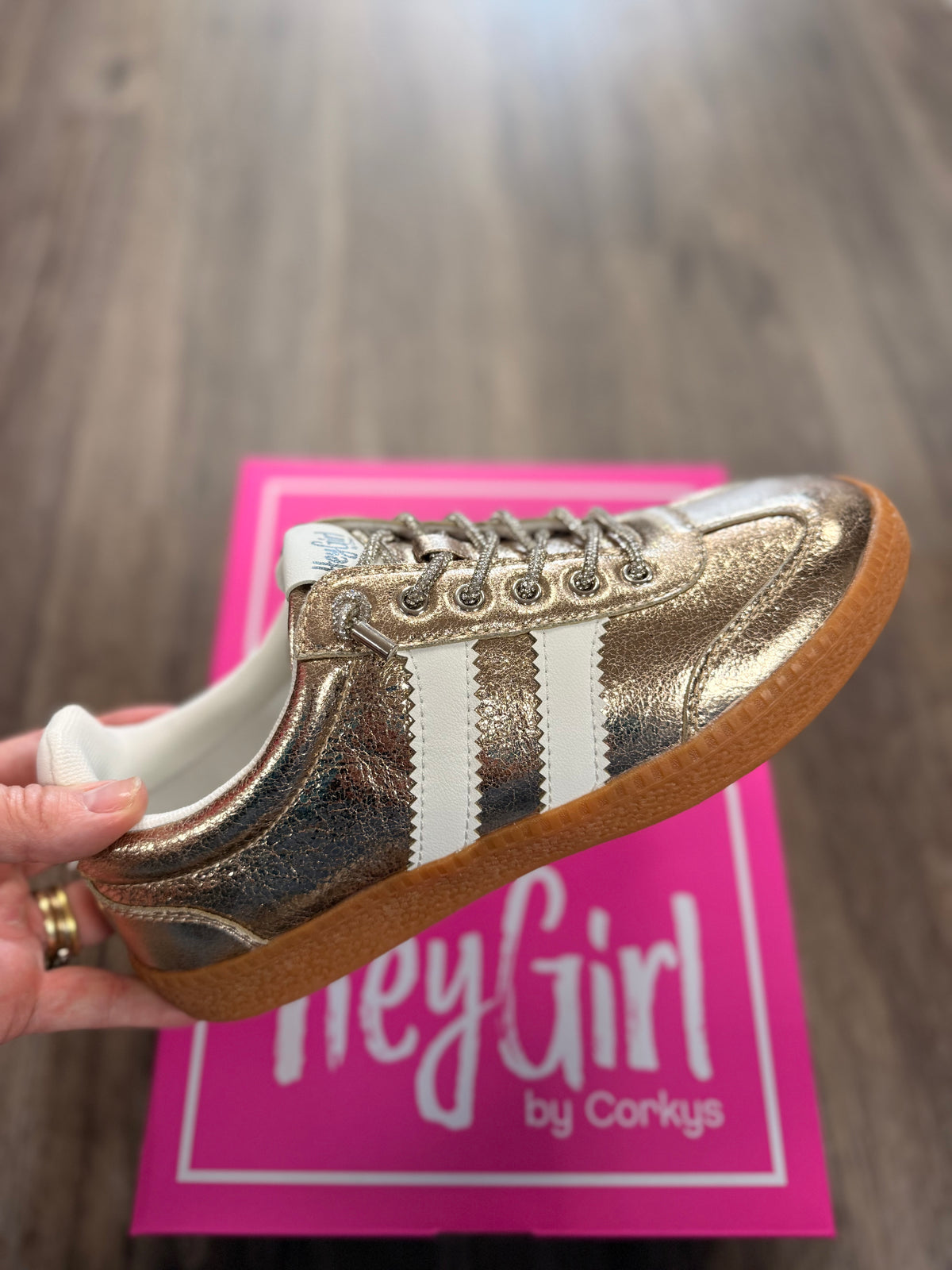 Heads Up Gold Metallic
