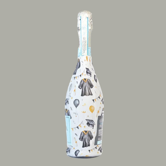 Beau Bottles Black and Gold Graduation - Prosecco Collection