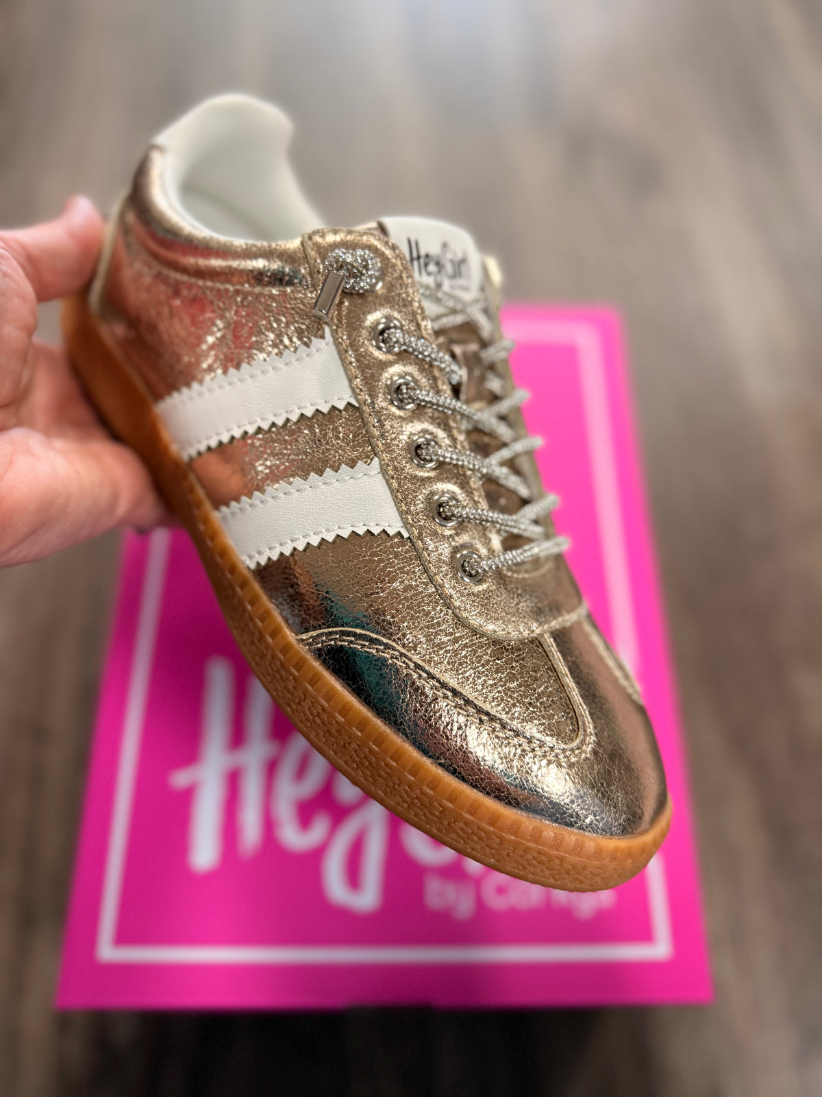 Heads Up Gold Metallic