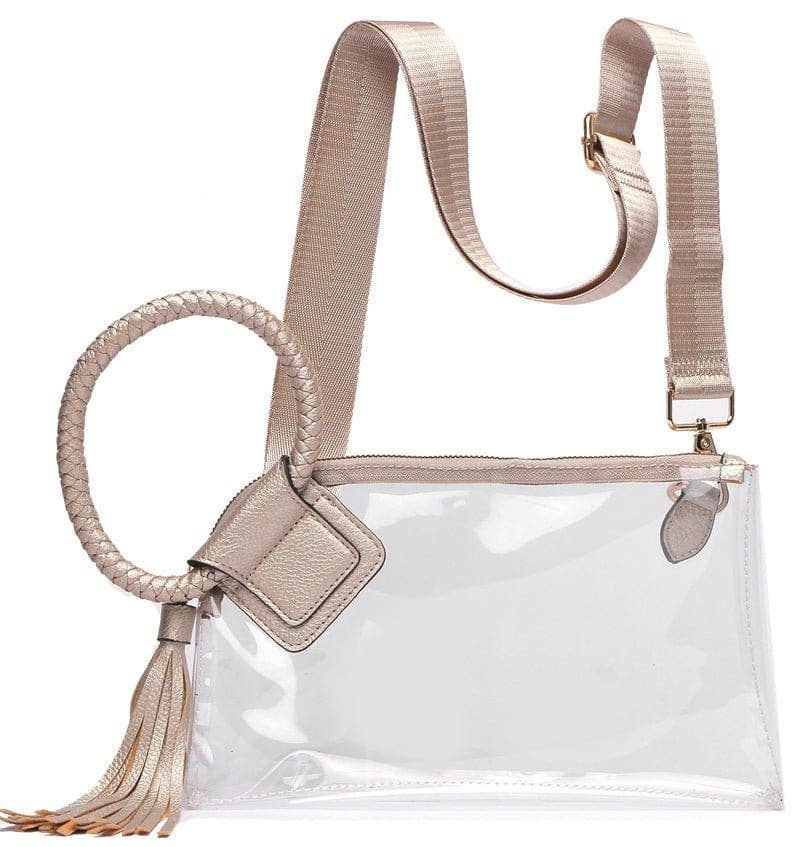Champagne Clear Crossbody