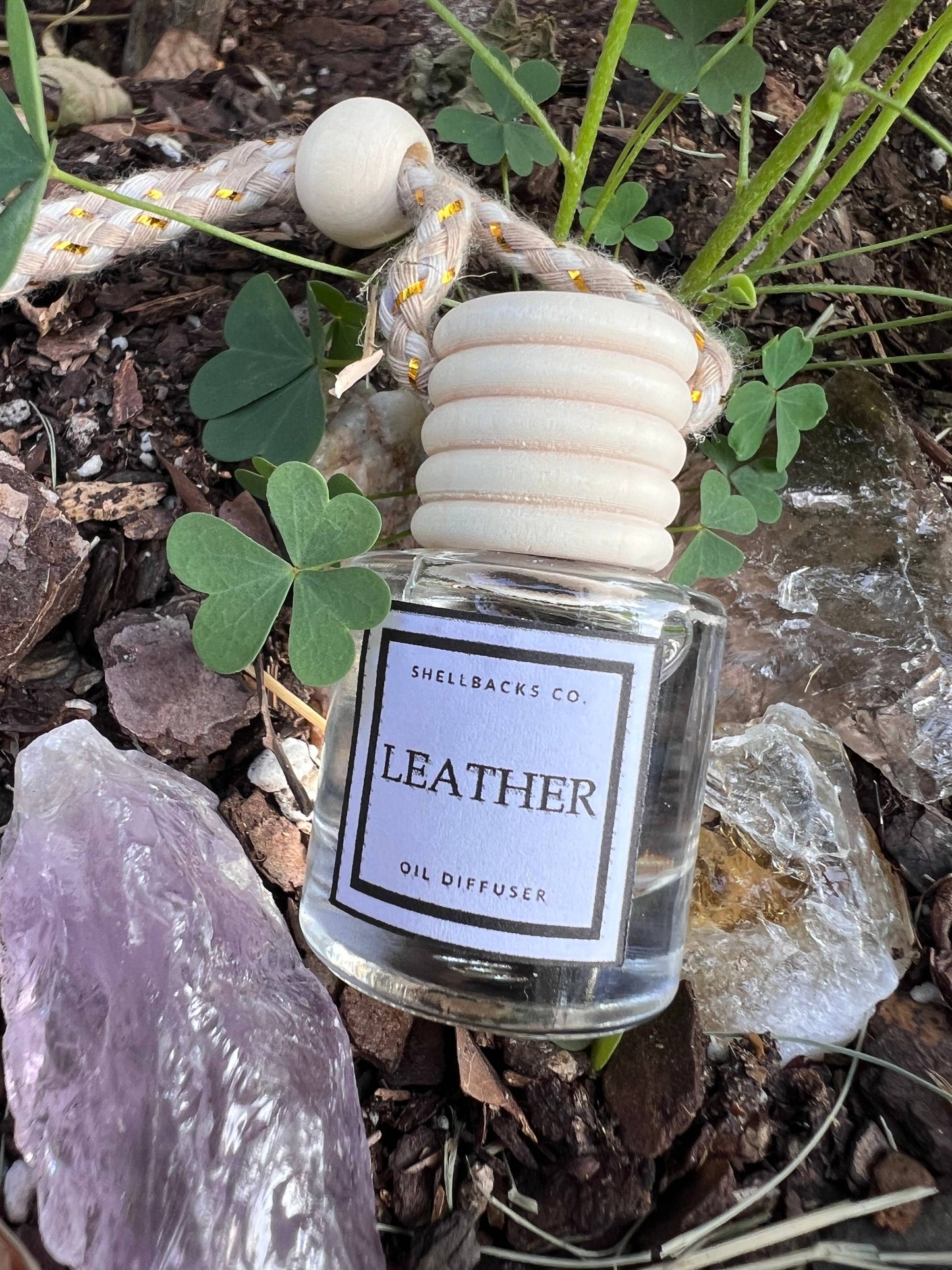 Leather Car Freshener Diffuser: Vent Clip Diffuser