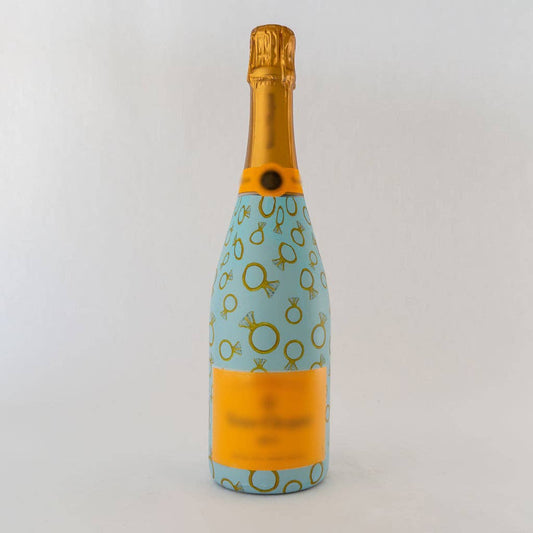 Beau Bottles Blue Engagement Ring - Champagne Collection