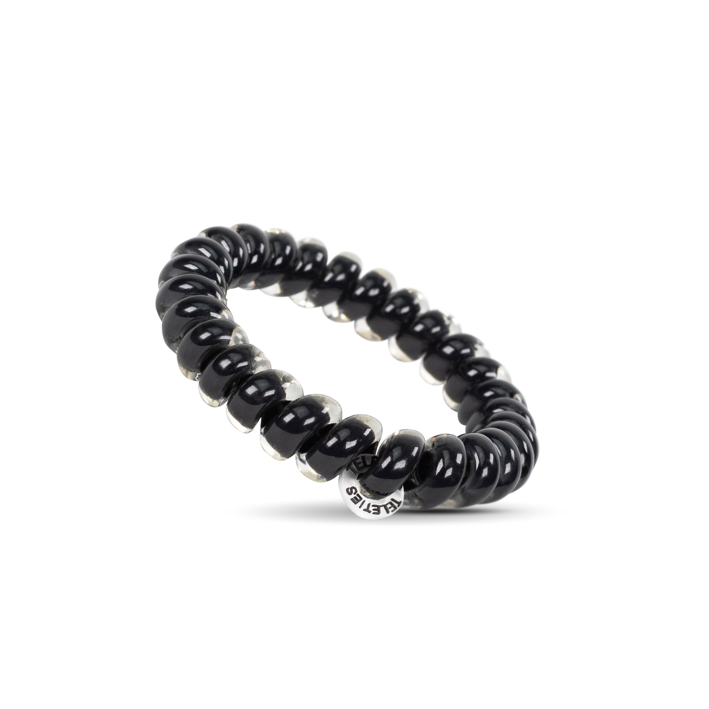Jet Blac Hair Ties Lg