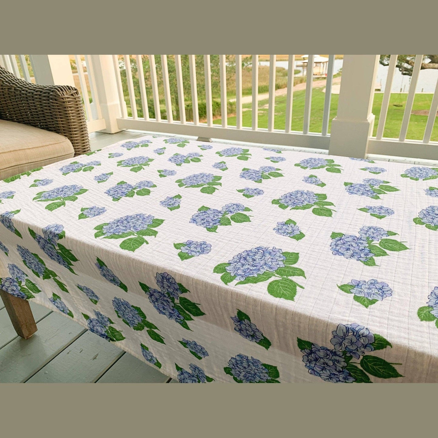 Hydrangeas Baby Muslin Swaddle Receiving Blanket Breathable and Lightweight