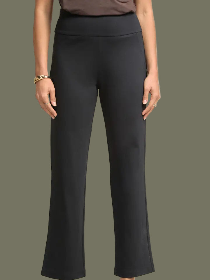 Magic Straight Leg Pants-Black