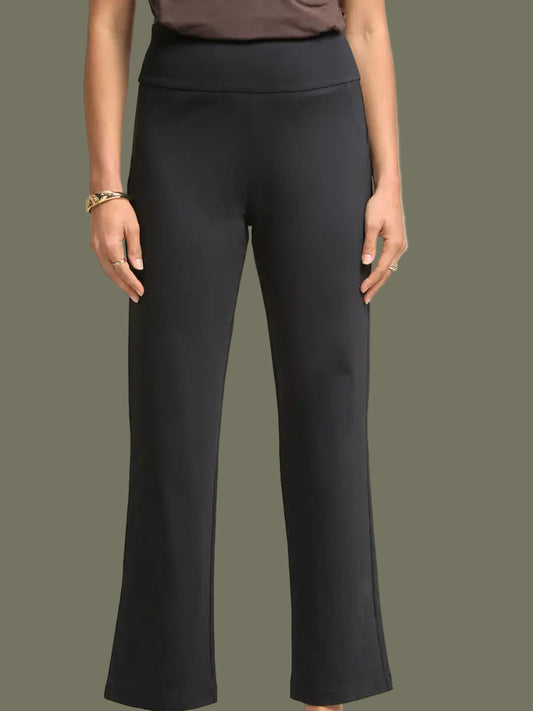 Magic Straight Leg Pants-Black