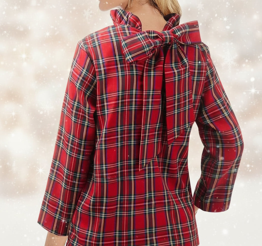 Cecily Tartan Blouse