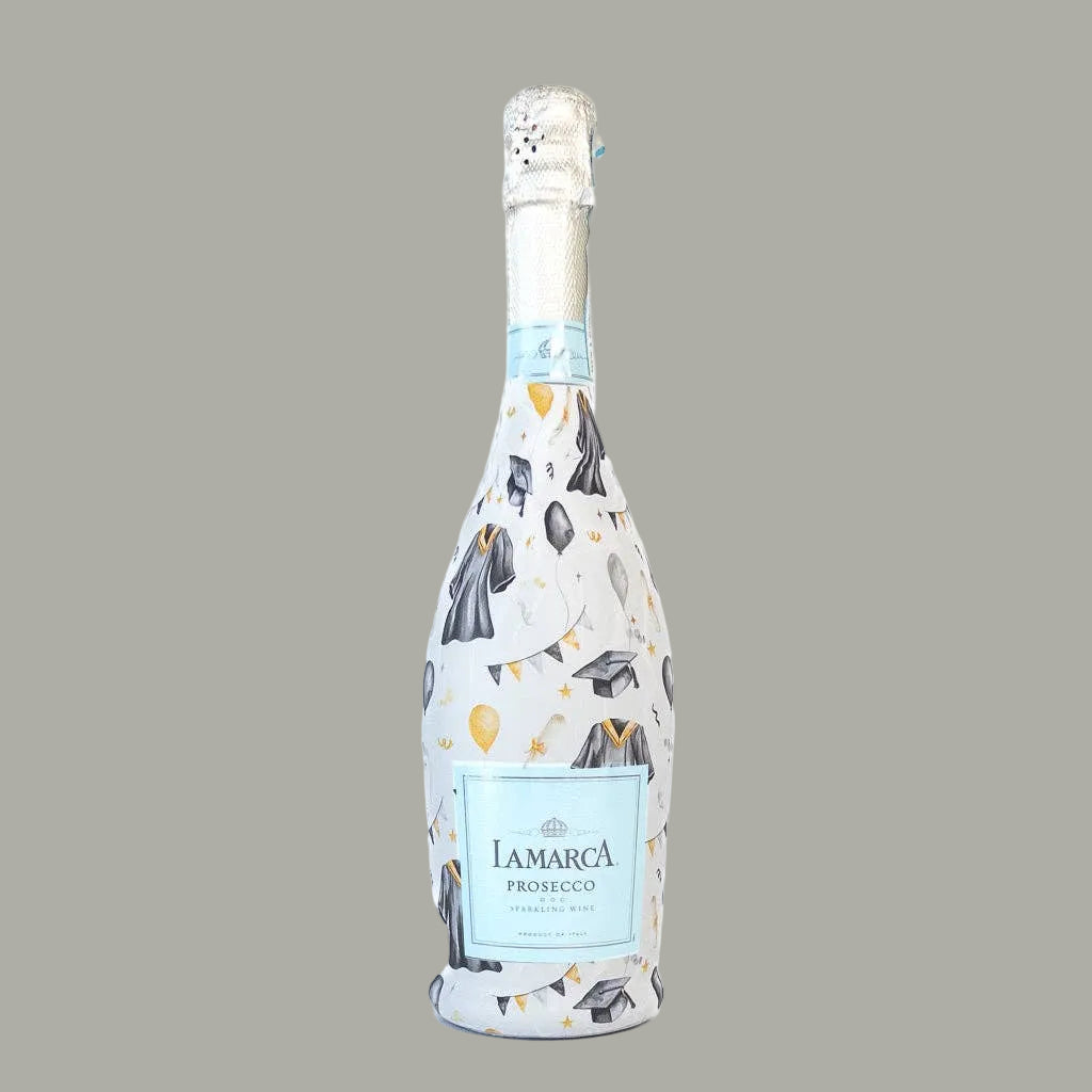 Beau Bottles Black and Gold Graduation - Prosecco Collection