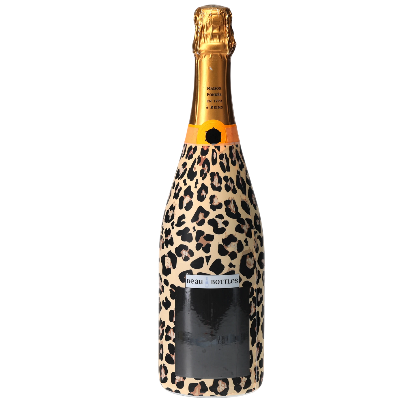 Tan Leopard Champagne Bottle Wrap