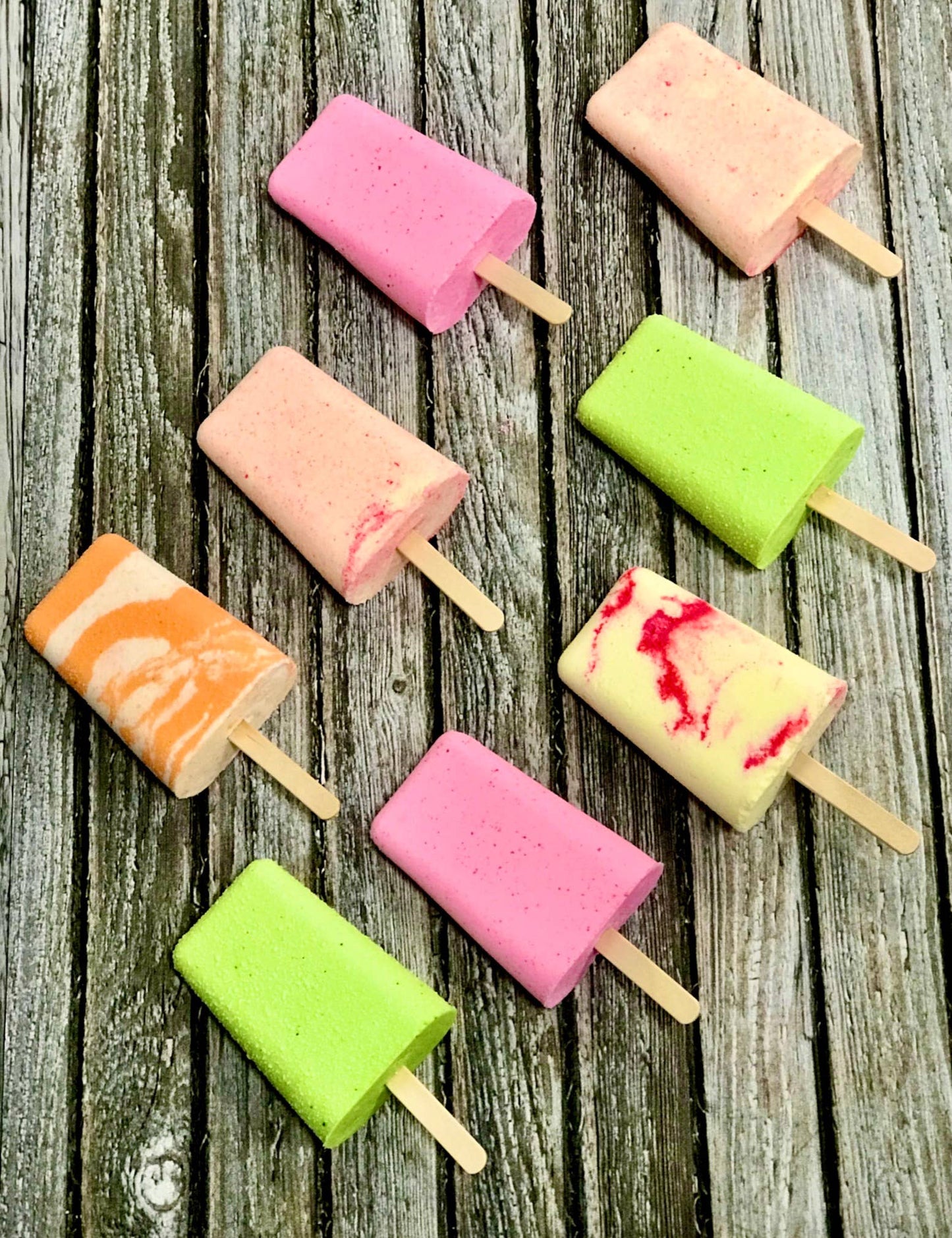 Popsicle Bath Bombs 4oz: Strawberry Guava