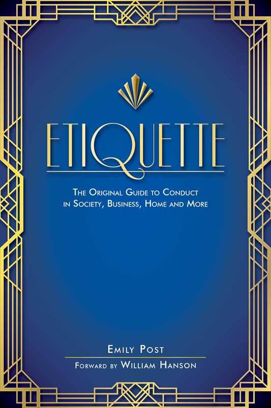 Emily Post Etiquette Book