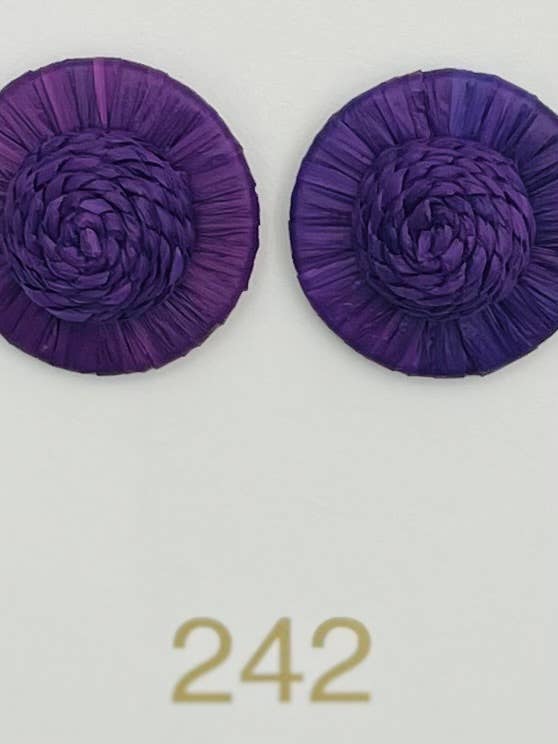 The Zadie Stud (purple)