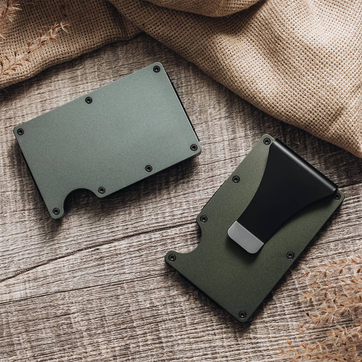 Gray Metal Wallet
