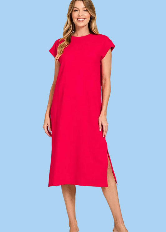 Very Cherry Midi Dress