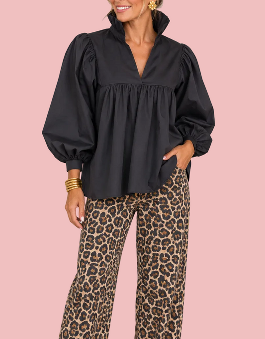 Black Morgan Top