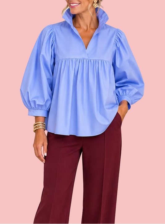 Sky Blue Morgan Top