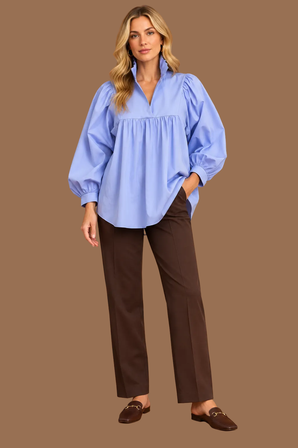 Sky Blue Morgan Top