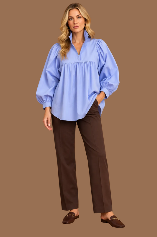 Sky Blue Morgan Top