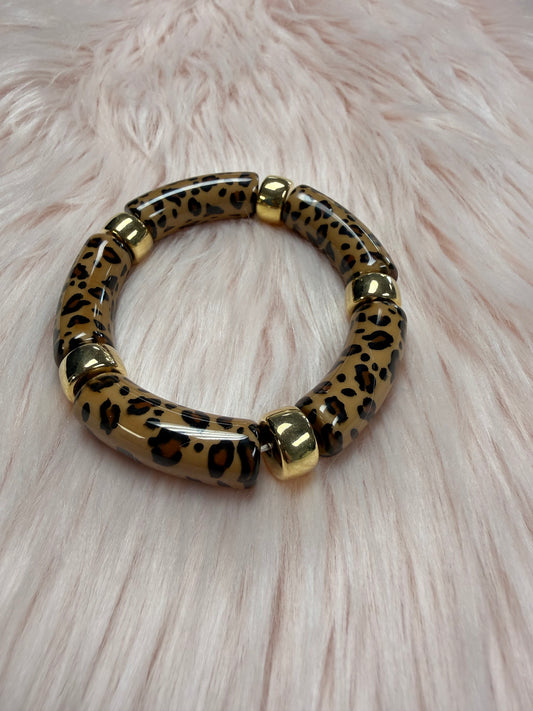 Leopard Stretch Bracelet