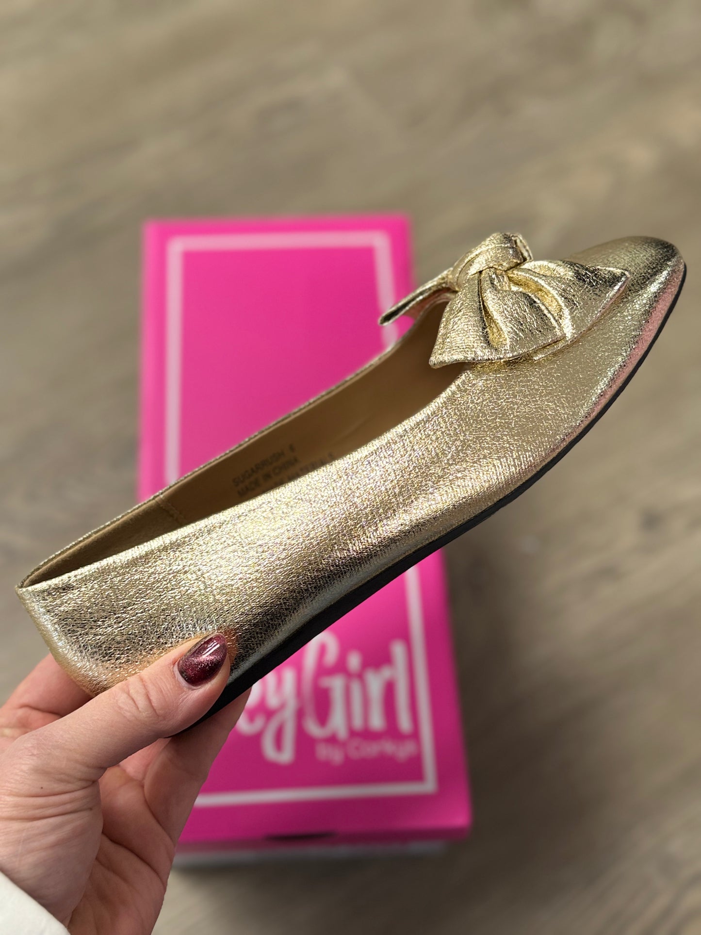 Sugar Rush Gold Crinkle Metallic