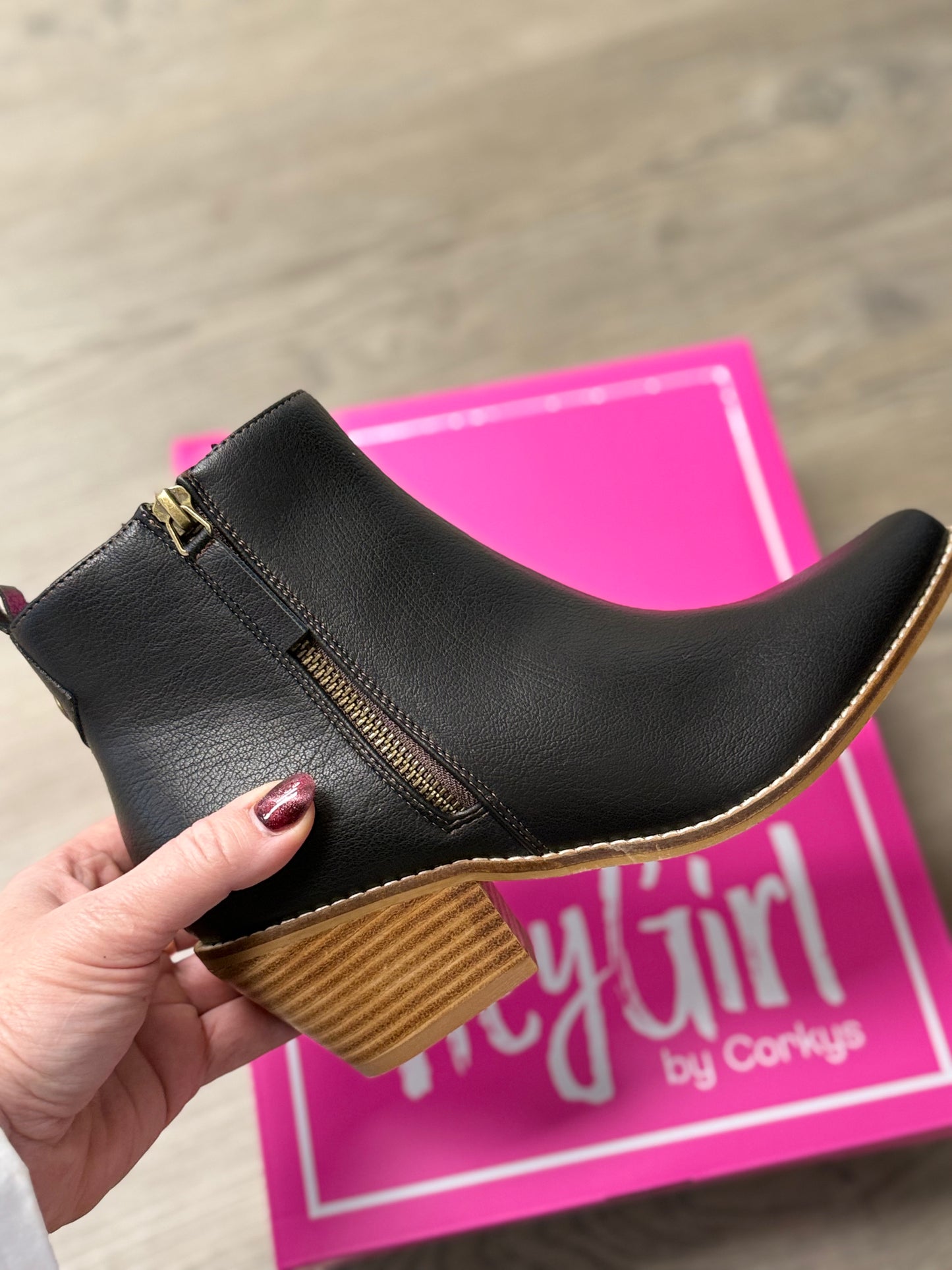 Black Toil N Trouble Boot