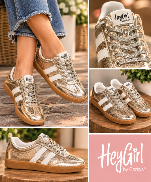 Heads Up Gold Metallic