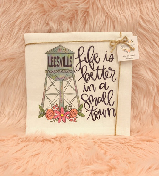 Leesville Small Town Kitchen Towel