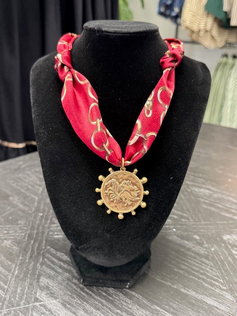 Gamecock Chain Scarf Necklace