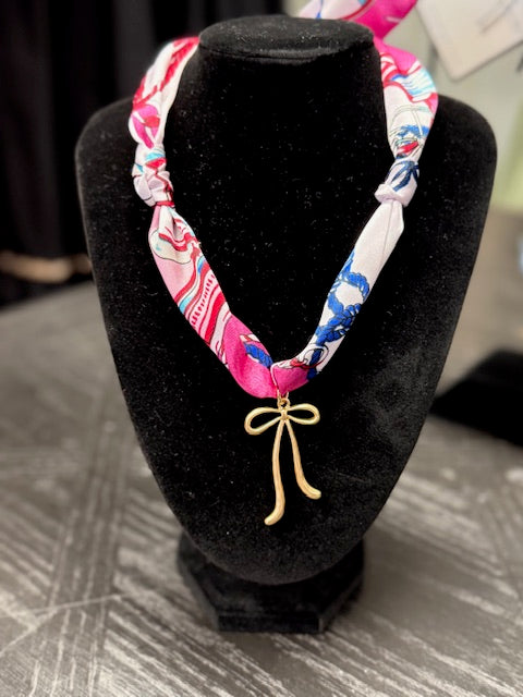 Bow Scarf Necklace