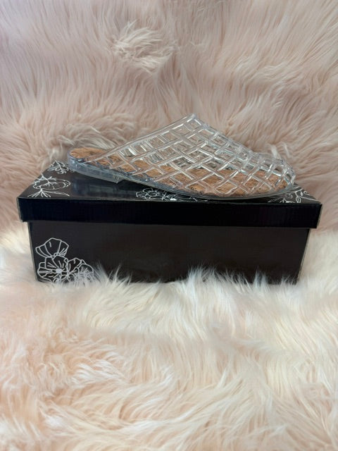 Clear Jelly Mule