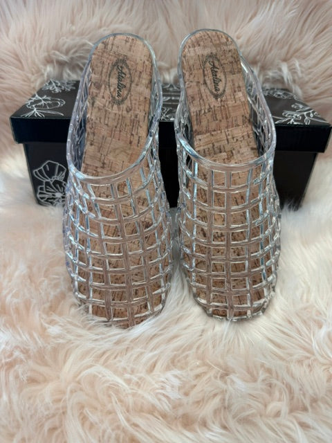 Clear Jelly Mule