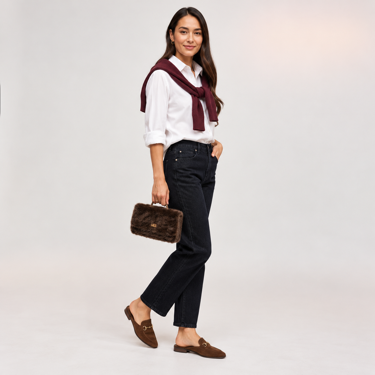 Lulu Faux Fur Crossbody
