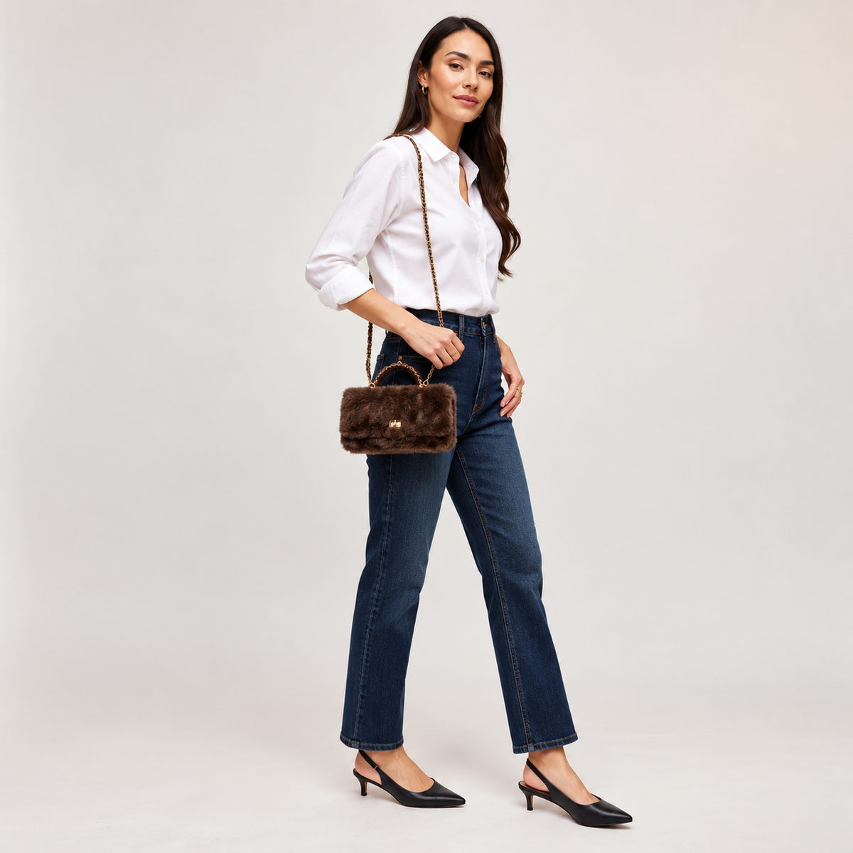 Lulu Faux Fur Crossbody