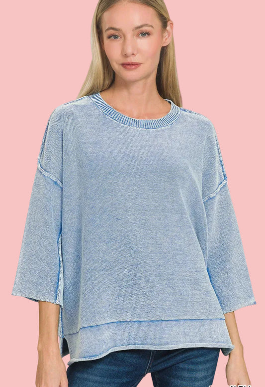 Ocean Blue Sweater
