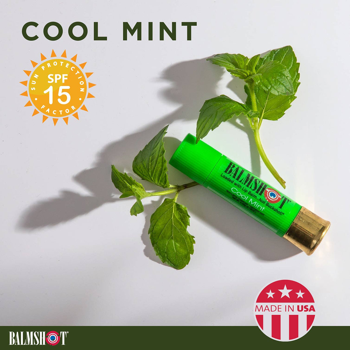 Balmshot Lip Balm | Cool Mint Camo