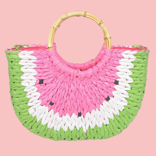 Straw Watermelon Handbag