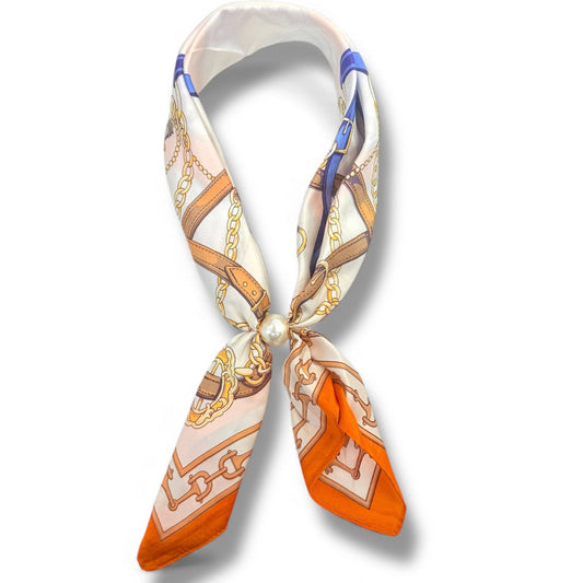 Ready To Wear Magnetic Scarf: Orange