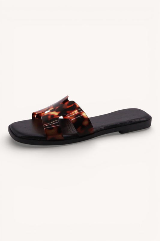 Tortoise Vibrant Jelly Strap Slide
