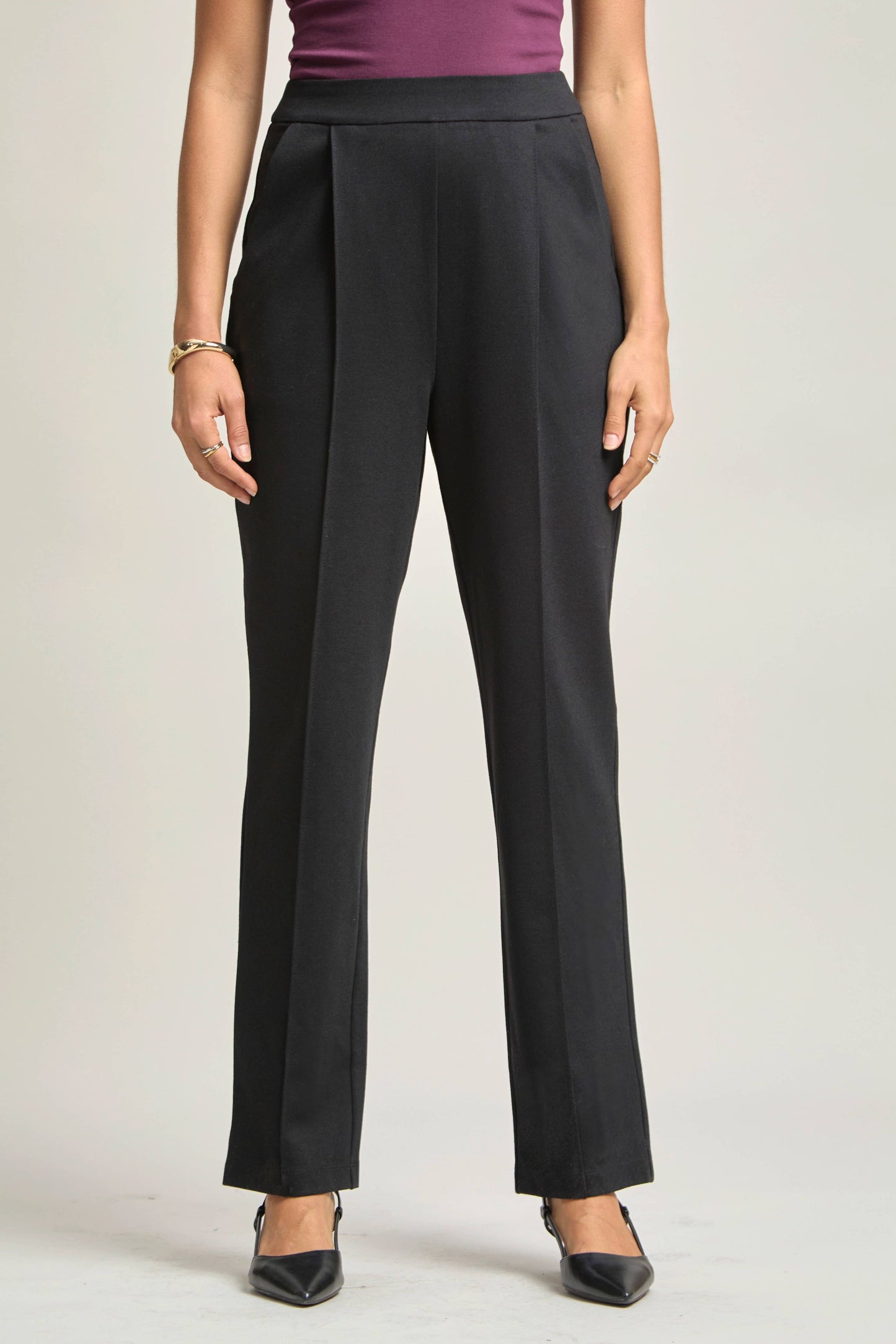 Black Magic High-Rise Barrel Pants