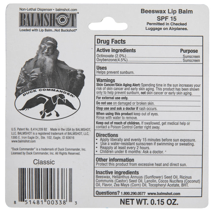 Balmshot Lip Balm | Classic Vanilla