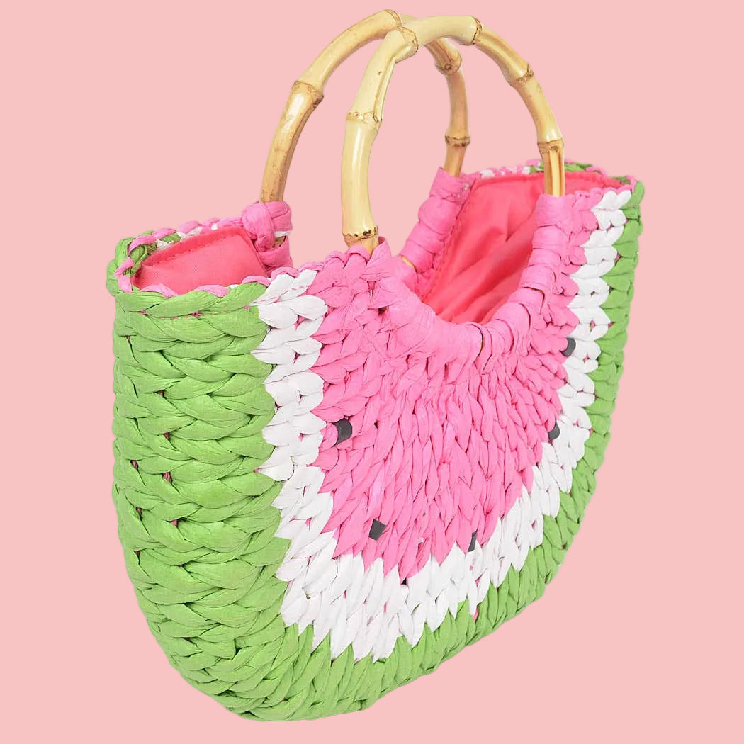 Straw Watermelon Handbag