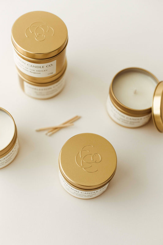 Signature Collection 4 oz. Travel Tin Soy Candle: Edisto Breeze