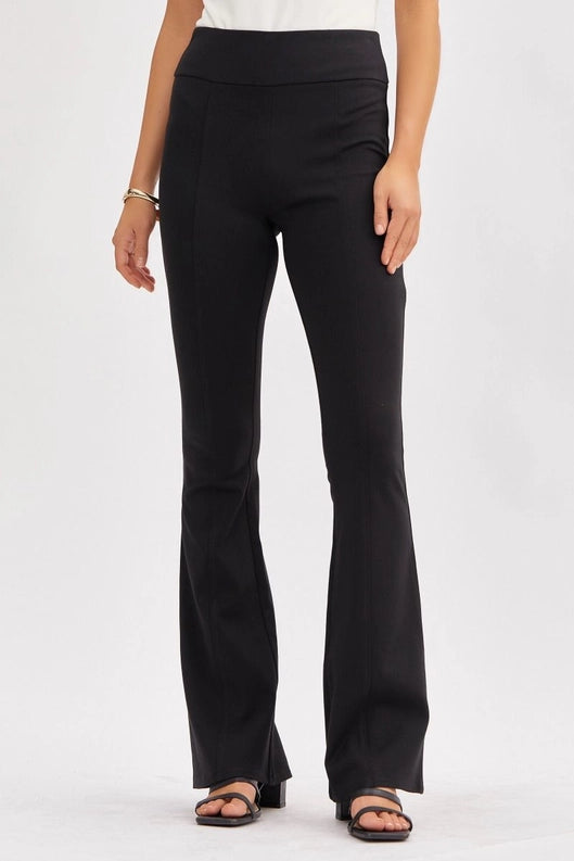 Black High Waisted Magic Flare Pants