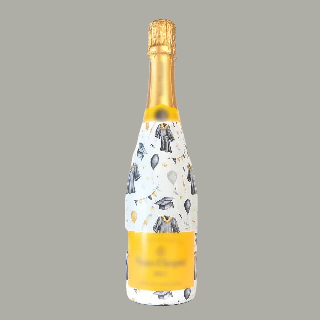 Beau Bottles Black and Gold Graduation - Champagne Collection