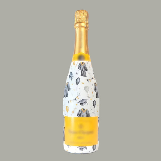 Beau Bottles Black and Gold Graduation - Champagne Collection