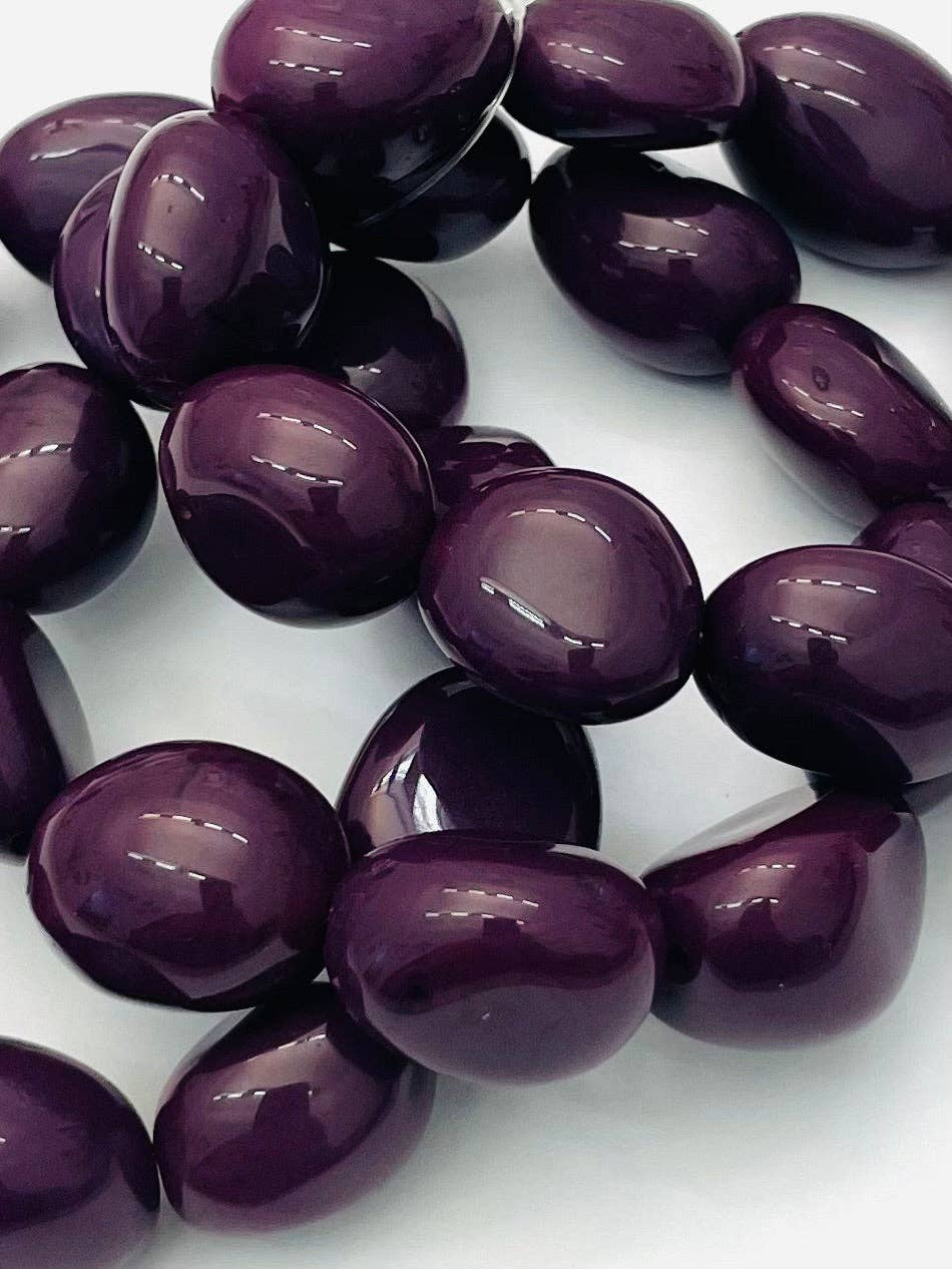 Purple Triple Stack Bracelet